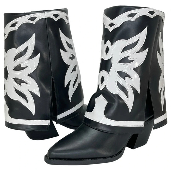 International Concepts Jadiza Western Style Over Ankle Womens Boots Size 5.5M - Picture 13 of 13